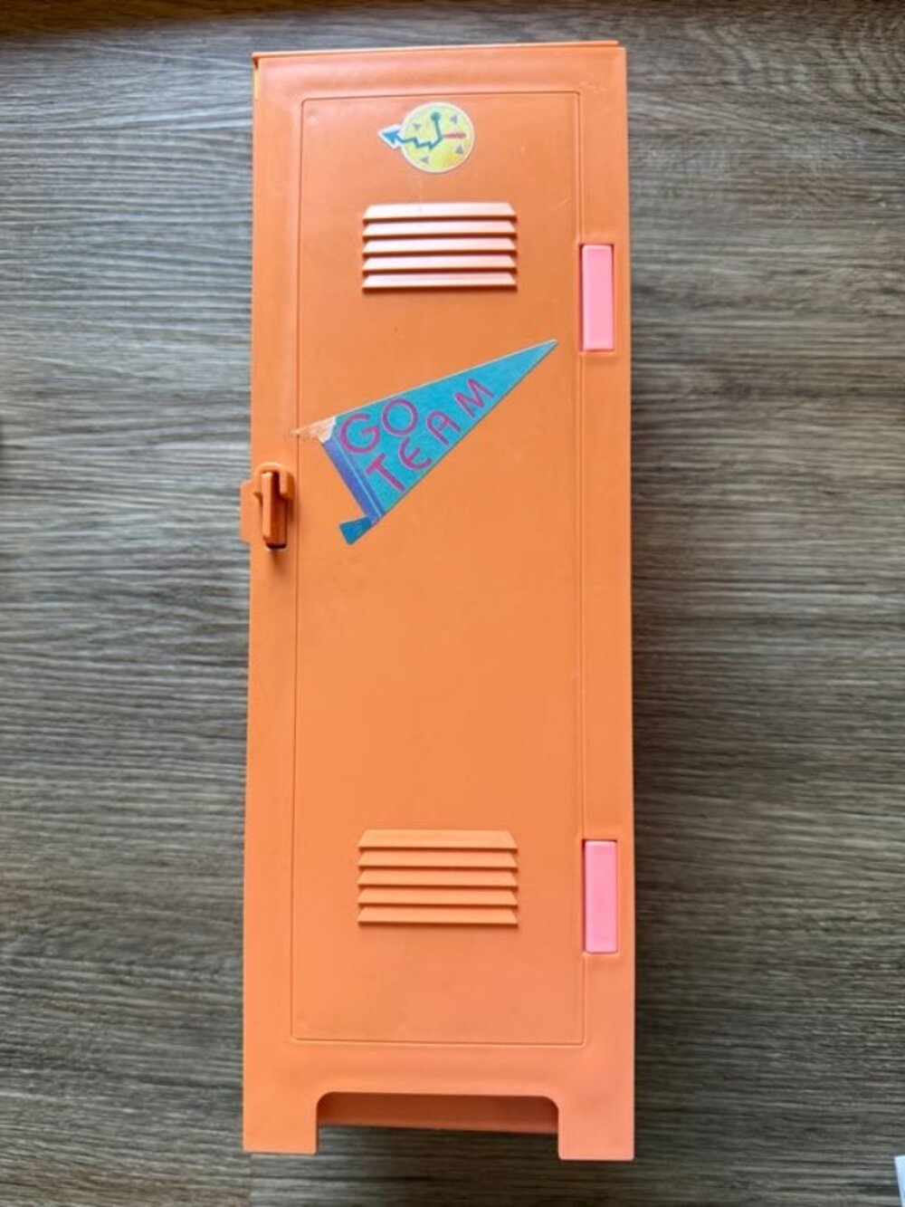 VINTAGE HASBRO 1988 TOO COOL LOCKER And SHOWER Go Team Spirit Pink INCOMPLETE